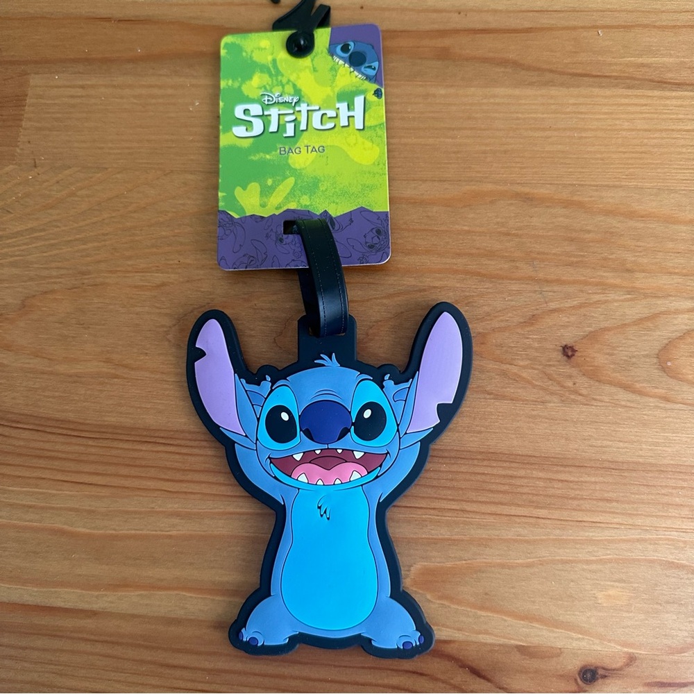 NWT Stitch Disney Luggage Suitcase Travel Bag Tag